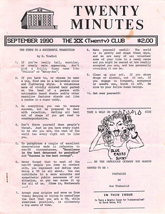 Twenty Minutes (September, 1990)
