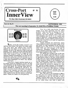 Cross-Port InnerView, Vol. 11 No. 9 (September, 1995)
