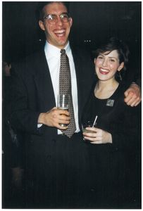 David Bell and Jillian Erdos at the Suffolk University Law School Review Banquet, 1996
