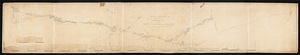 Plan and profiles for a proposed rail road between Boston & the valley of the Blackstone / by J.N. Cunningham.