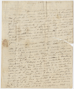 Edward Hitchcock letter to Benjamin Silliman, 1823 October 20