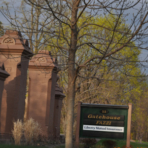 Bus stop at State Hospital