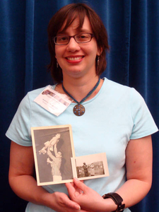 Maggie McNeely at the Waltham Mass. Memories Road Show