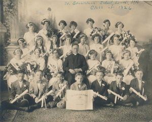 Mom's graduation photo