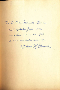 Inscribed Vacation Yesterdays of New England from the author, my beloved Professor Dr. William Marnell