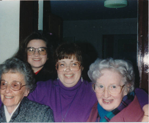 Christmas 1991, Milton MA--3 generations of strong women