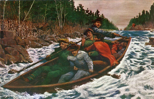 Mural of attack on Quebec expedition