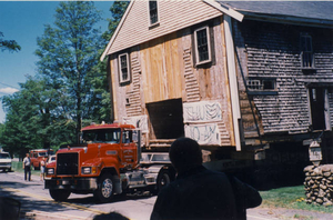 Moving the 'new' barn across Rte. 123