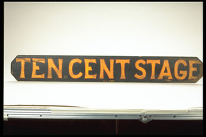 Painted Stage Coach Sign