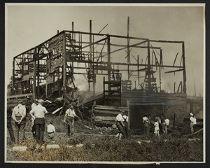 Barn fire, Waltham, Mass., Aug. 1931