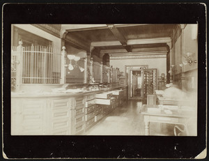 Interior view of the Merchants National Bank, Lawrence, Mass., undated