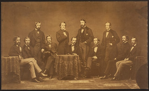 Group portrait of eleven men