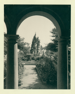 View of Mrs. H.P. King's gardens, Prides Crossing, Beverly, Mass., undated