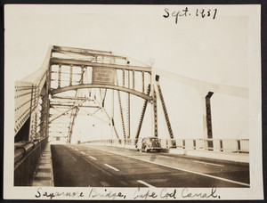 A view of Sagamore Bridge road