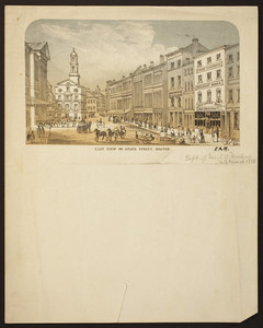 East view of State Street, Boston