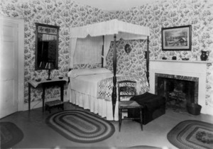 William Reed House, Waldoboro, Me., Bedroom.