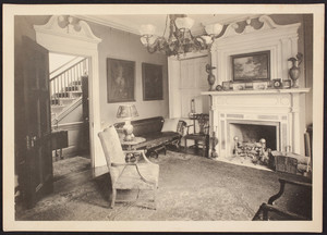 Interior view of the Lippitt-Green House, back parlor no. 3, 14 John Street, Providence, R.I., 1919