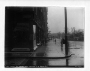 Tremont Street sidewalk from Hamilton Place to Winter Street, Boston, Mass., March 30, 1911