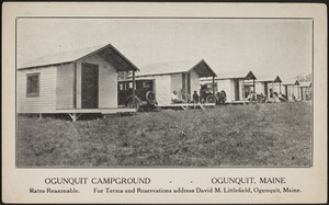 Ogunquit Campground, Ogunquit, Maine, 1920s
