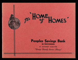 Home of homes, Peoples Savings Bank, 27 Market Square, Providence, Rhode Island