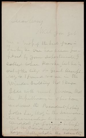 Wilcox to Thomas Lincoln Casey, August 4, 1877
