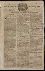 The Boston Evening-Post, 20 June 1774