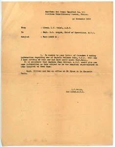 Letter from Lloyd E. Walsh to O. G. Bright