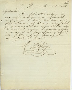 Letter from Seth Paddleford to unidentified correspondent