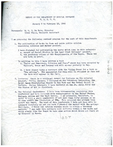 Report of the NAACP Department of Special Research