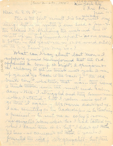 Letter from Rachel Davis DuBois to W. E. B. Du Bois