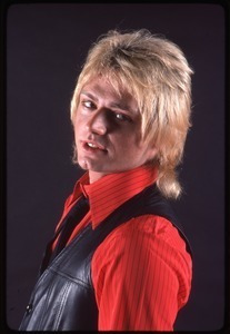 The Cars, photo shoot for Candy-O: Benjamin Orr