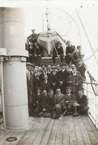 Group on the SS Rievaulx Abbey (c. 1911)