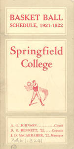 Springfield College Men's Basketball Schedule, 1921-1922