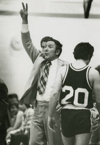 Edward R. Bilik coaching Basketball