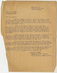 Elbron H. Myers to Dr. Laurence L. Doggett (January 4, 1918)