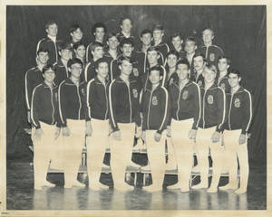 1979-1980 Springfield College men's gymnastics team