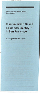 Discrimination Based on Gender Identity in San Francisco