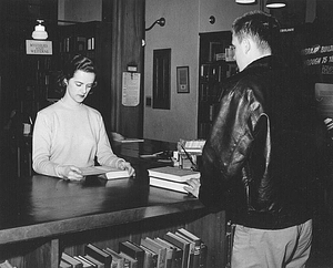 Swampscott Public Library, circulation desk