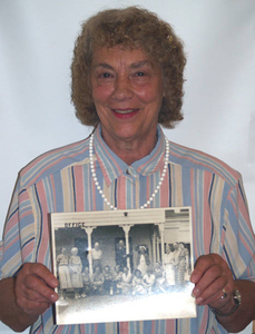 Beverly Wolff at the Truro Mass. Memories Road Show