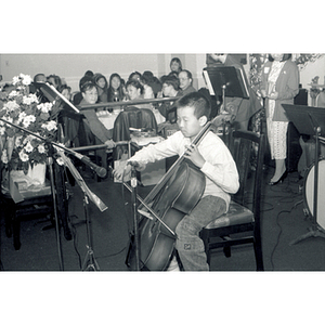 Performer at a Chinese Progressive Association party