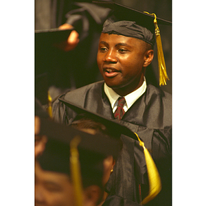 Student at commencement