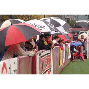 Fans watch Homecoming game from the sidelines