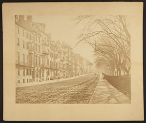 View of Beacon Street from slightly above Charles Street