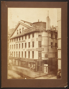 Exterior view of Joy's Building, 81 Washington Street, Boston, Mass.