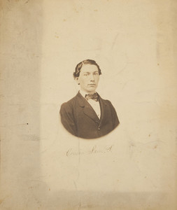 Head-and-shoulders portrait of Samuel T. Fowler, facing right, location unknown, undated