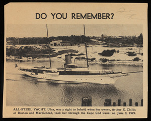 Photograph, "Do You Remember?," unknown newspaper, ca. June 9, 1929