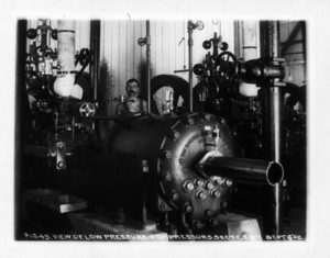 View of low pressure compressors, sec.C