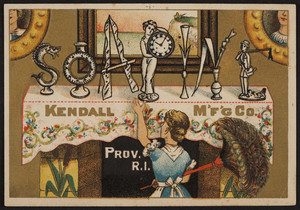 Trade card for Soapine, Kendall Mfg. Co., Providence, Rhode Island, undated