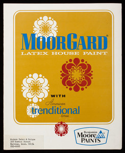 MoorGard Latex House Paint with American trenditional tones, Benjamin Moore Paints, Benjamin Moore & Co., Montvale, New Jersey