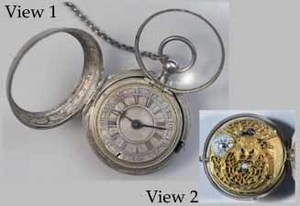 Pocket watch belonging to Col. Ebenezer Francis